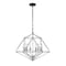 Z-Lite Geo 6 Light Chandelier, Matte Black 918-22MB-CH - alternate 1